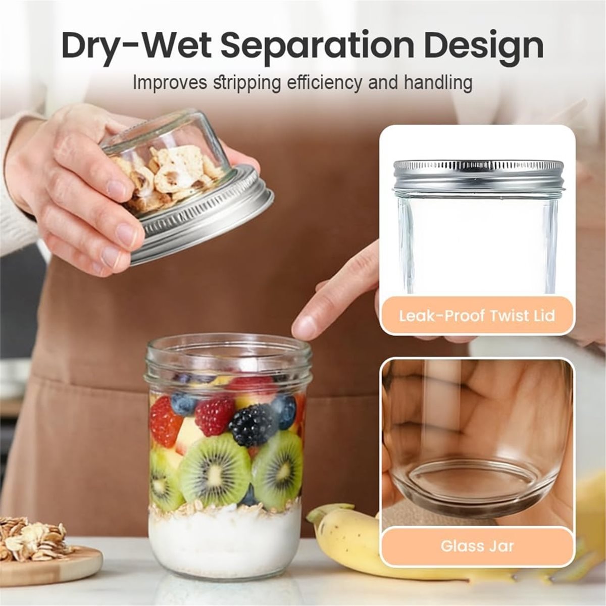 Контейнеры BAAE для овсянки на – обзор и цена Meal Prep Glass Containers With Lids