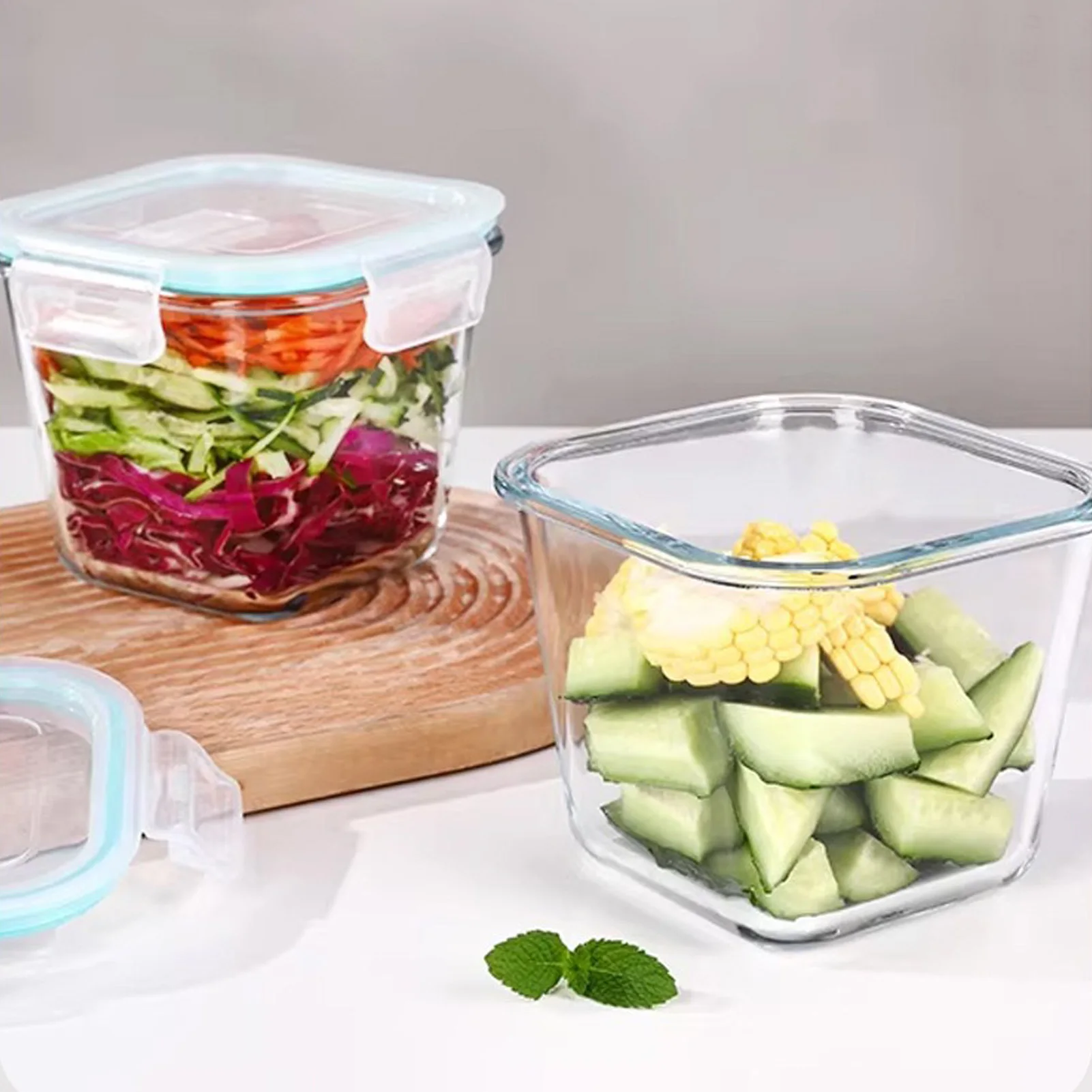 Премиум-контейнеры для хранени – обзор и цена Meal Prep Glass Containers With Lids